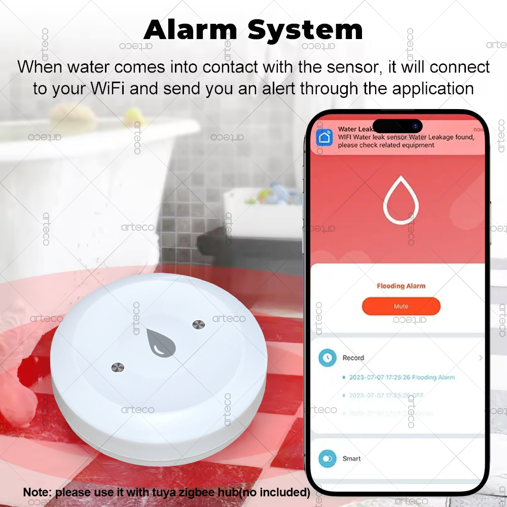 Tuya Zigbee Water Sensor Leak  - Water Alarm Sensor 리뷰 및 가격