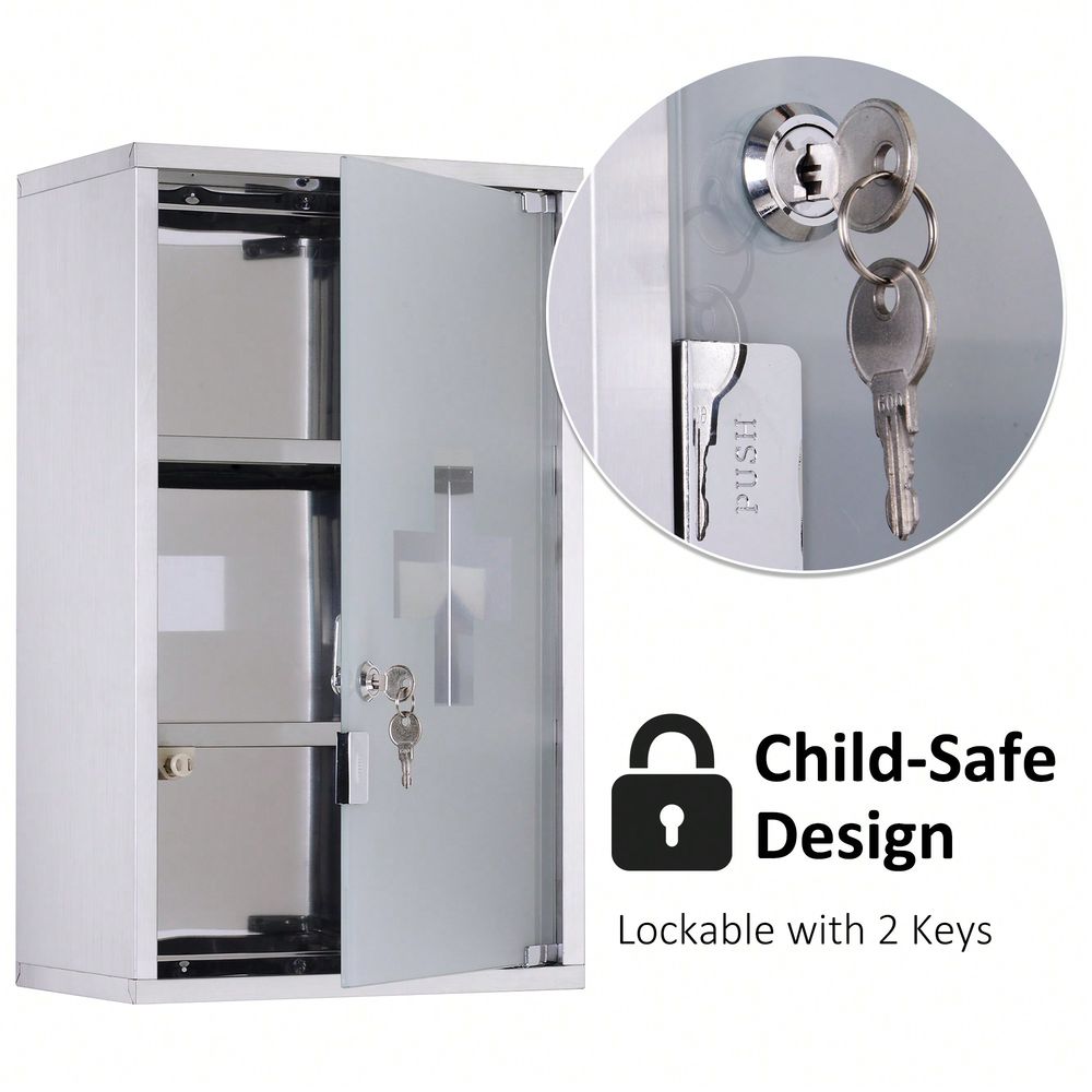 Wall Medicine Cabinet With Loc - Medicine Cabinet Lock 리뷰 및 가격