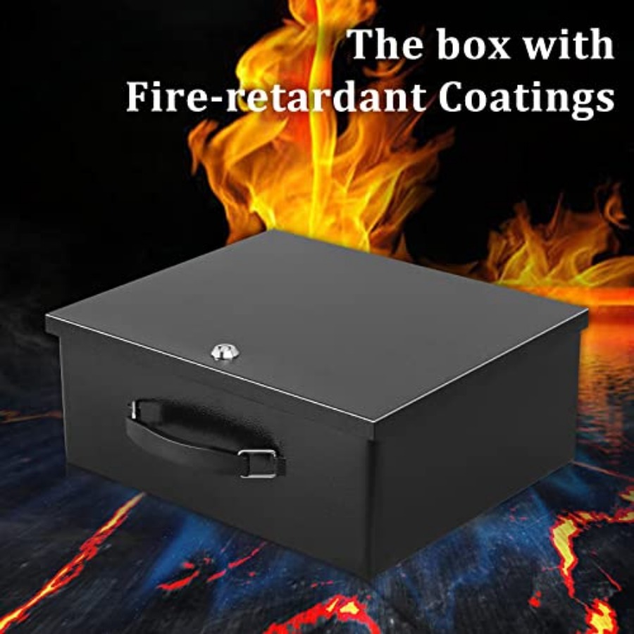 Portable Metal Safe Box with K - Fire Safe Document 리뷰 및 가격