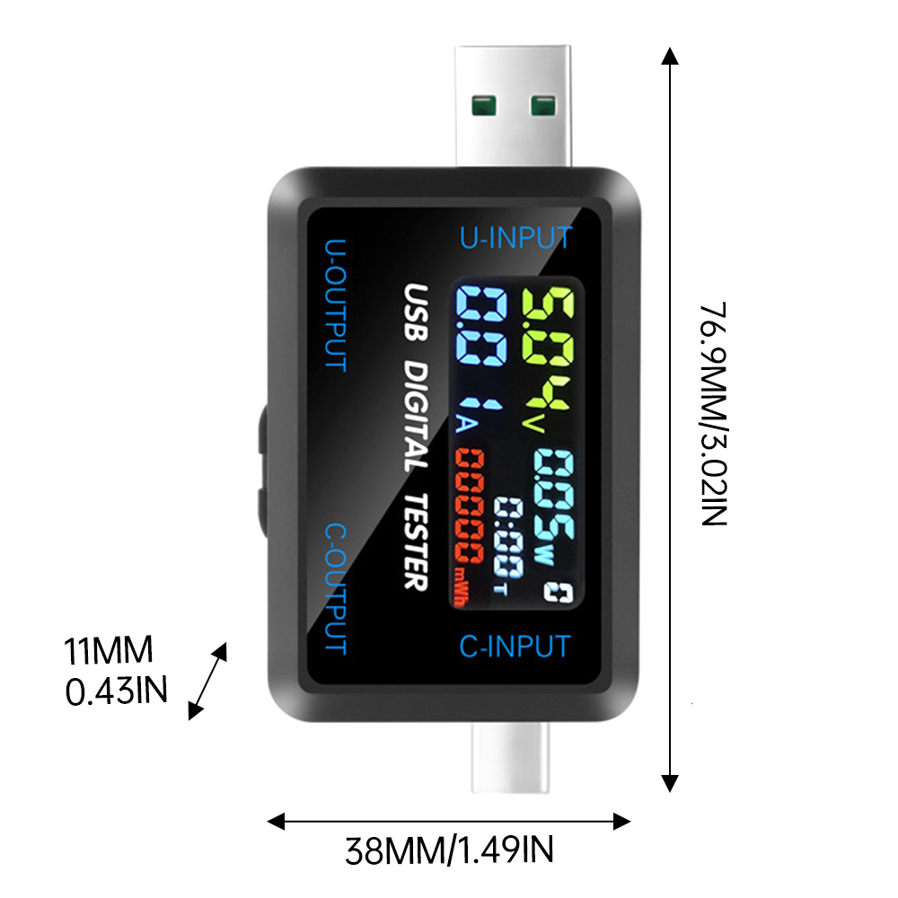 USB Tester 10 in 1 DC Digital  - Co Detector Plug 리뷰 및 가격