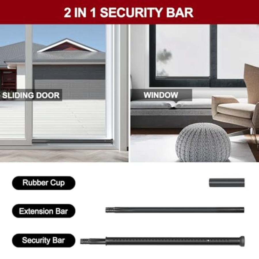 Sliding Door Security Bar, Hea - Window Lock Bar 리뷰 및 가격