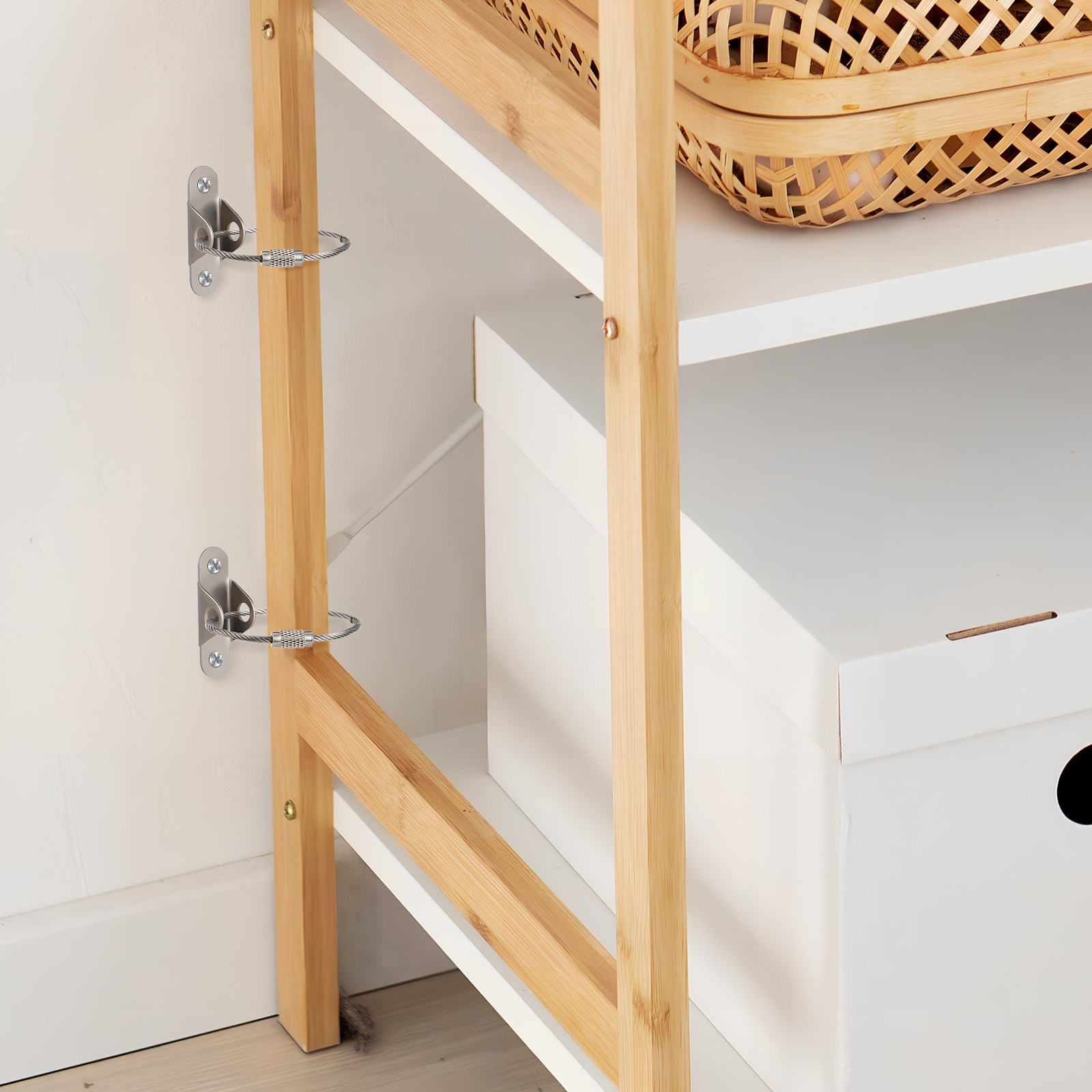6Sets Furniture Anti Tip Wall  - Earthquake Anchor Strap 리뷰 및 가격