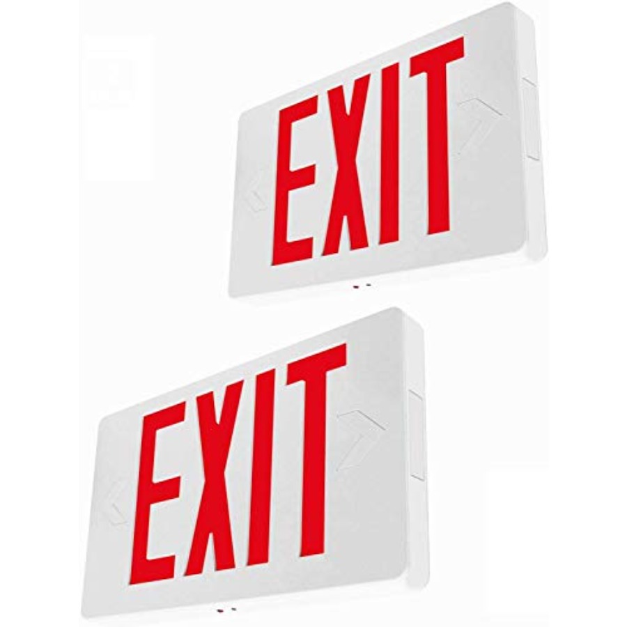 Ultra Slim LED Exit Sign, Red  - Emergency Exit Sign 리뷰 및 가격