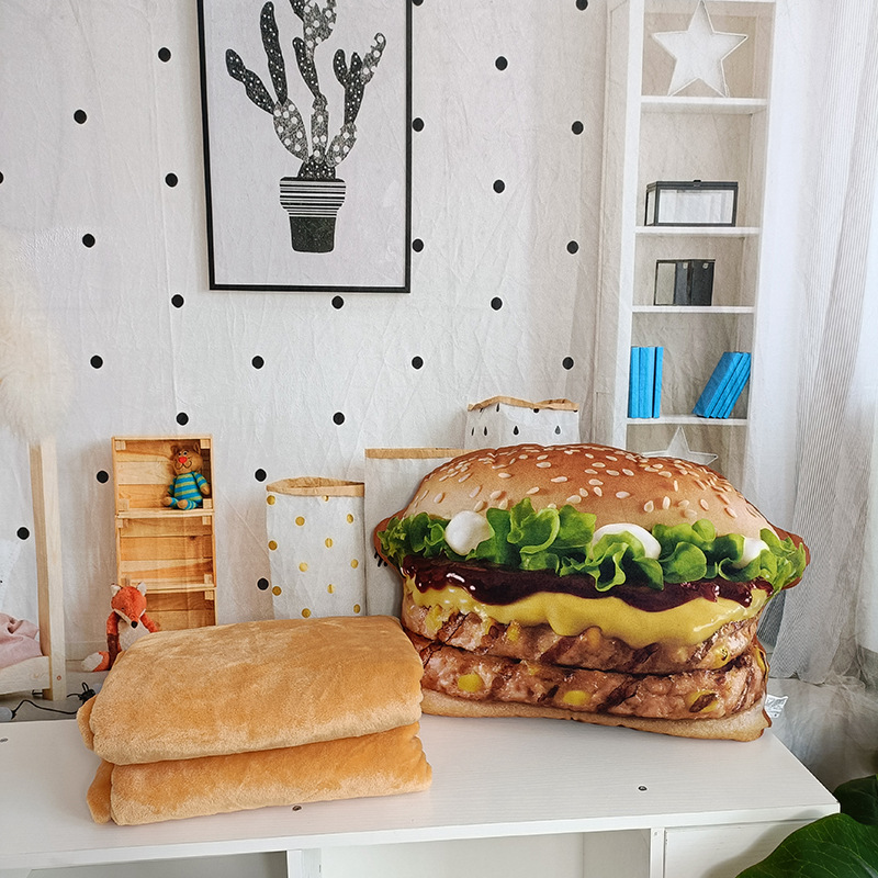 Lifelike Plush Hamburger Pillo - Fire Blanket Kitchen 리뷰 및 가격