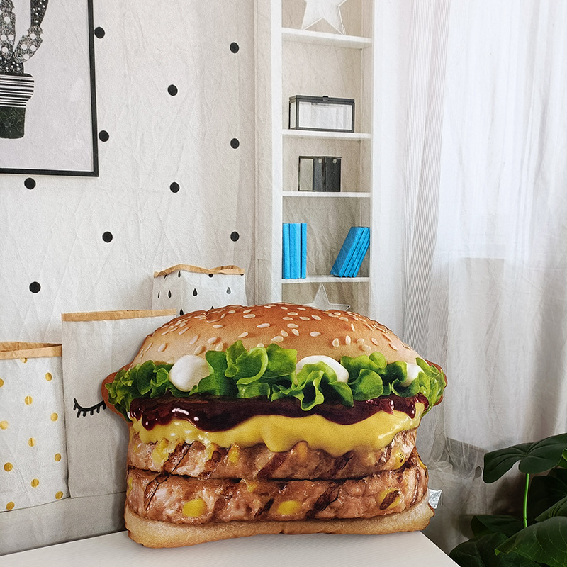 Lifelike Plush Hamburger Pillo - Fire Blanket Kitchen 리뷰 및 가격
