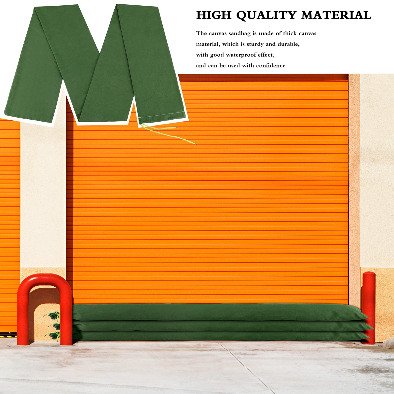Sandbag Long Sandbag Green Can - Flood Barrier Bag 리뷰 및 가격