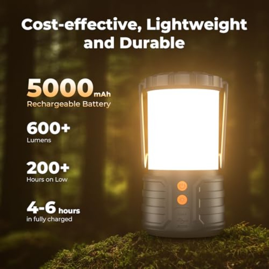 Camping Lantern, 5000mAh Recha - Power Outage Light 리뷰 및 가격