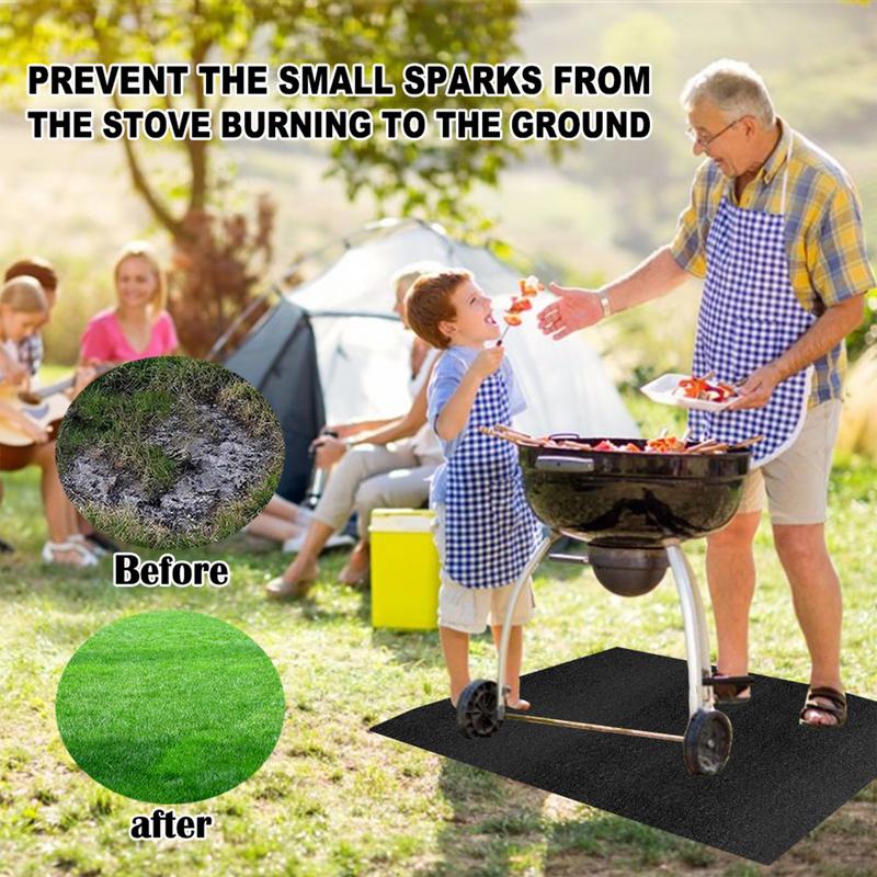Under Grill Mat Fireplace Fire - Fire Blanket Kitchen 리뷰 및 가격