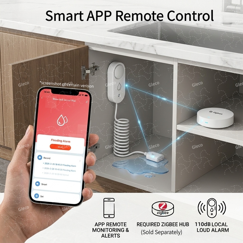 Zigbee Water Leak Sensor Flood - Water Alarm Sensor 리뷰 및 가격