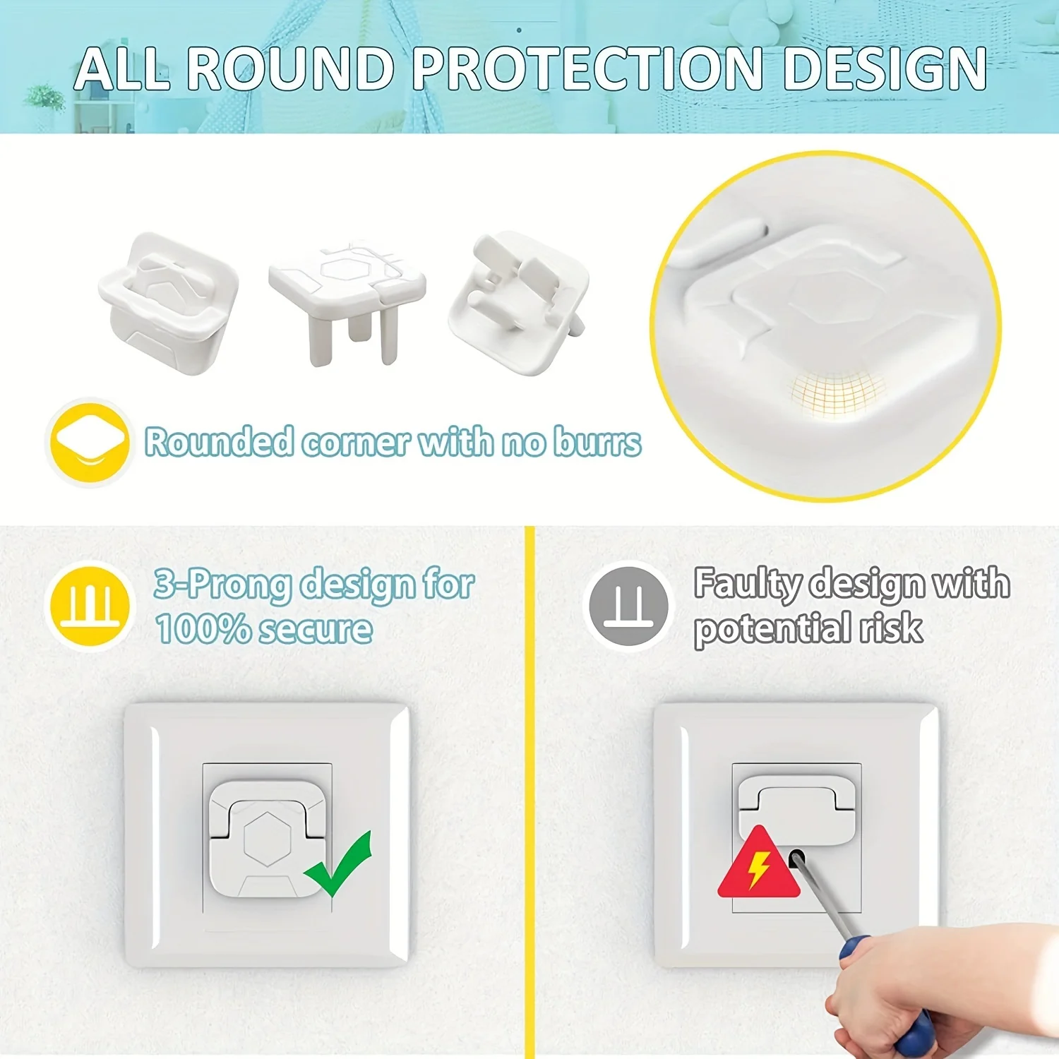 Easy Install Baby Child Electr - Outlet Cover Baby 리뷰 및 가격