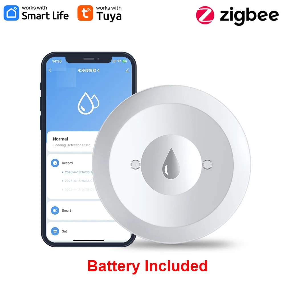 Haozee Tuya Smart ZigBee3.0 Sm - Water Alarm Sensor 리뷰 및 가격