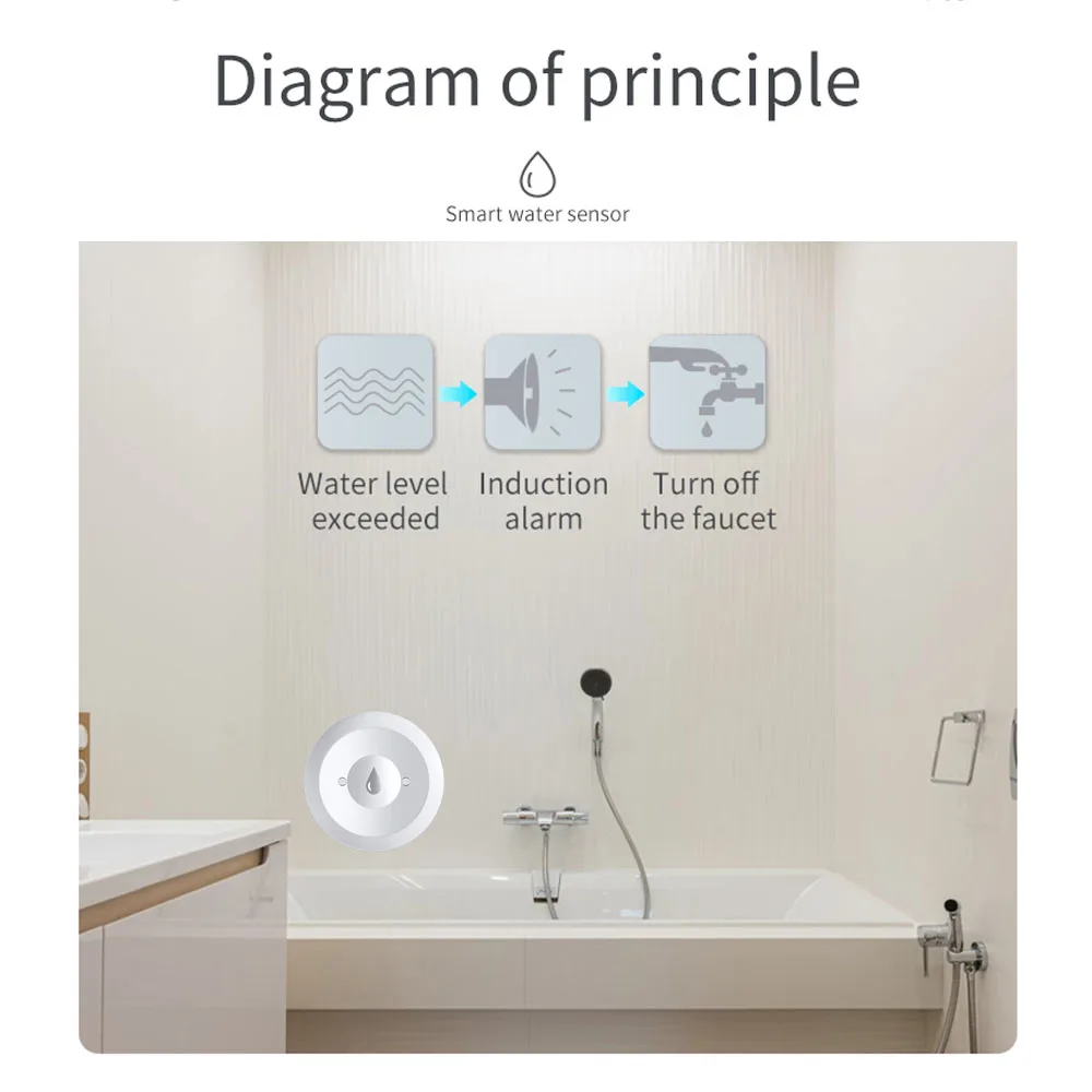 Haozee Tuya Smart ZigBee3.0 Sm - Water Alarm Sensor 리뷰 및 가격