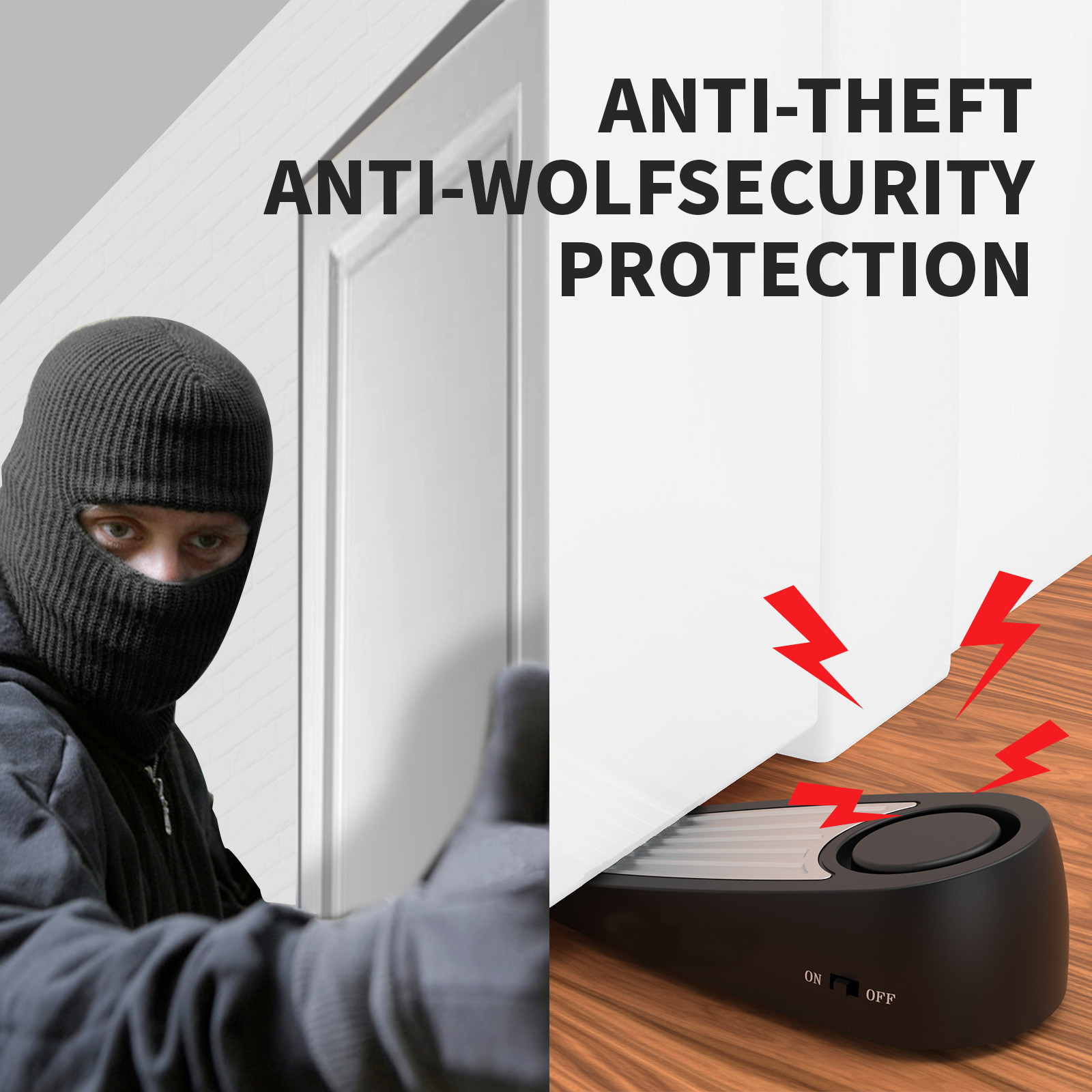 Wireless 130dB Door Stop Alarm - Door Stop Alarm 리뷰 및 가격
