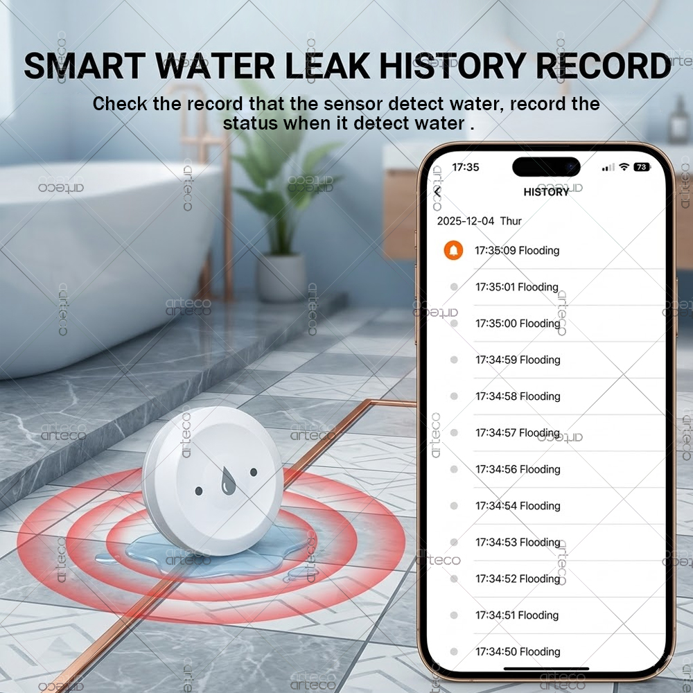Zigbee Water Leak Sensor Smart - Water Alarm Sensor 리뷰 및 가격