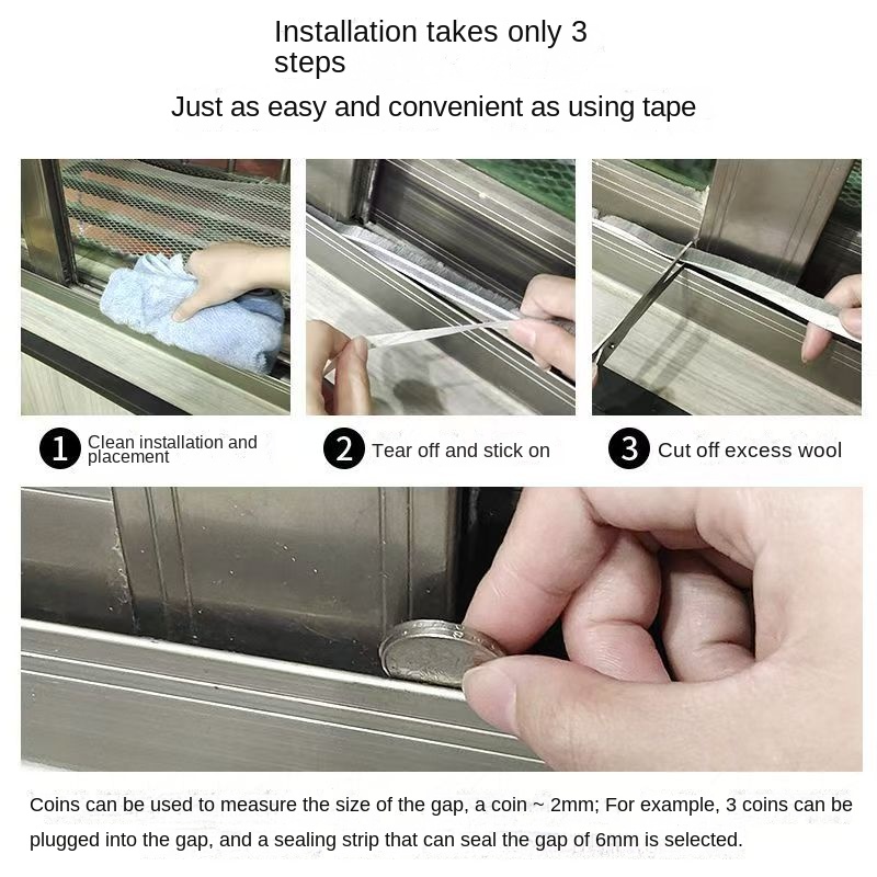 3Meters Brush Strip Self Adhes - Window Lock Bar 리뷰 및 가격