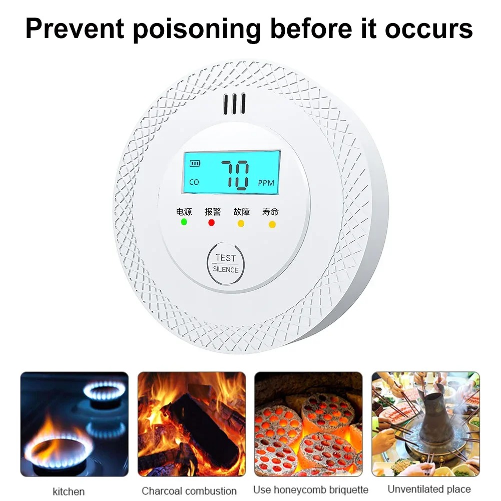 Carbon Monoxide Alarm Detector - Smoke Detector Interconnected 리뷰 및 가격