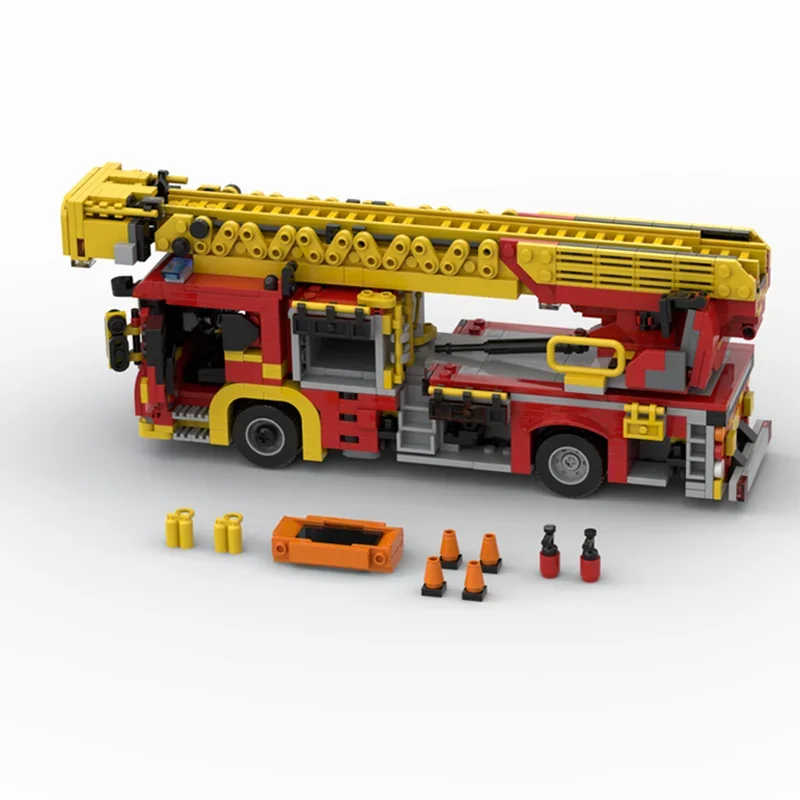 1079PCS MOC London Fire Brigad - Fire Escape Ladder 리뷰 및 가격