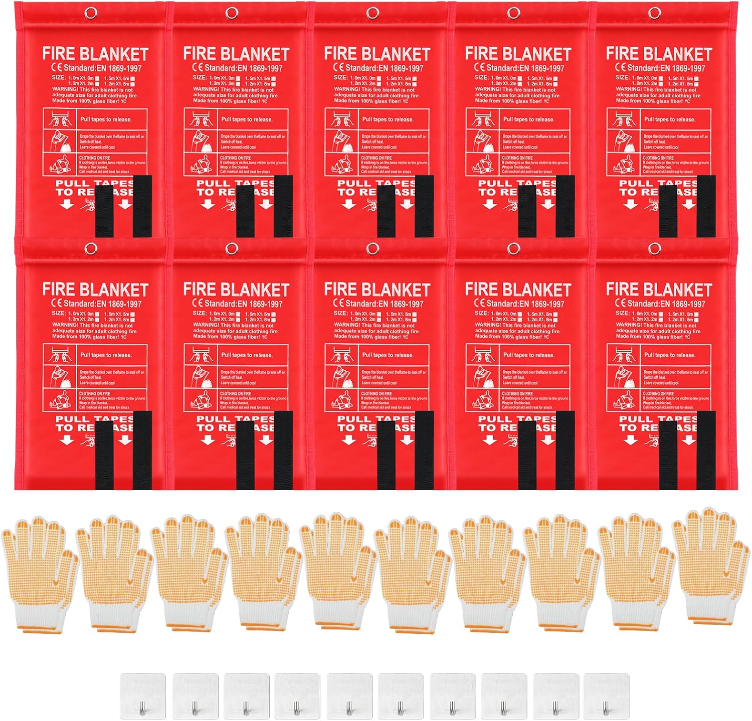 30 Pcs Fire Blankets 40x40 Inc - Fire Blanket Kitchen 리뷰 및 가격
