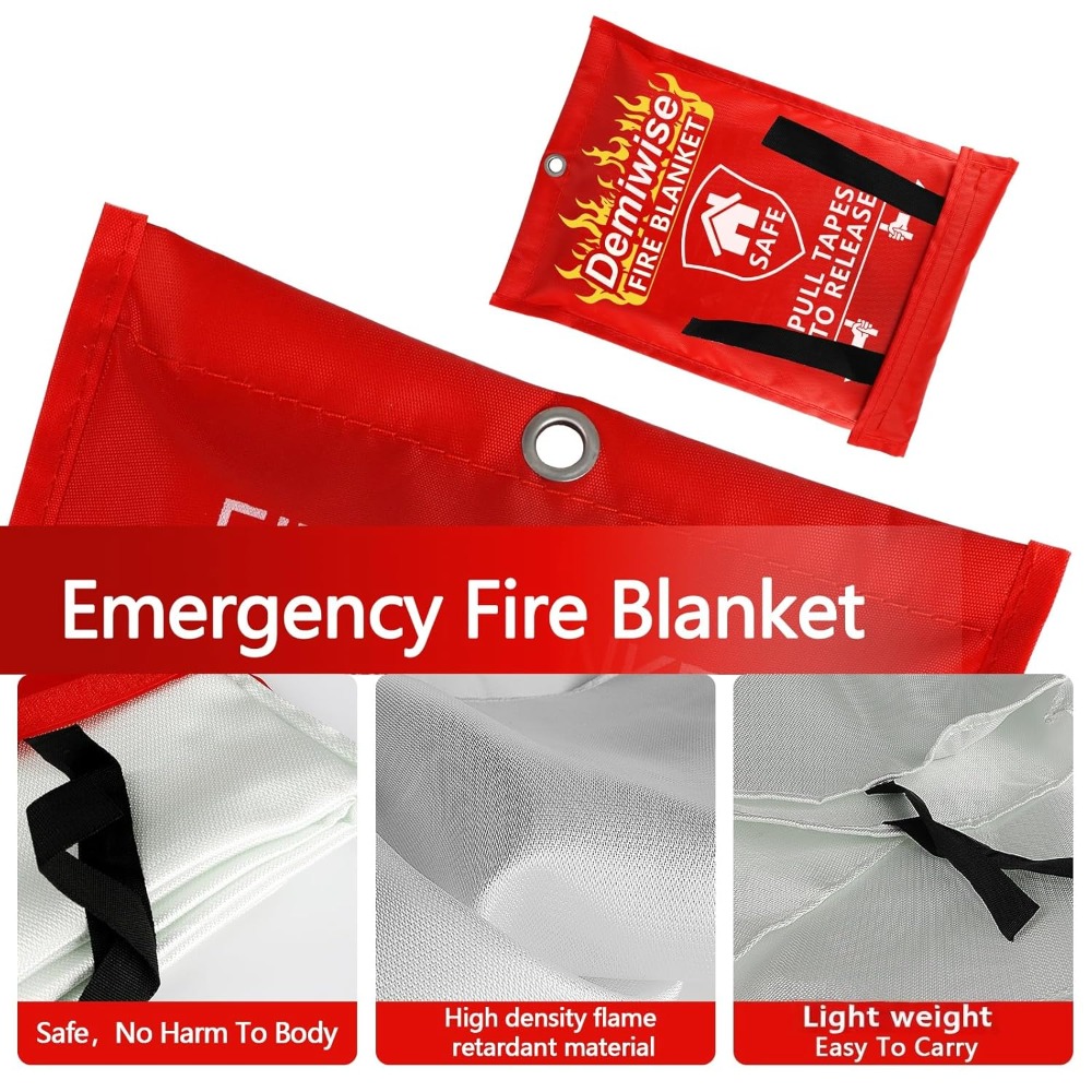 Thick Fire Blanket Emergency f - Fire Blanket Kitchen 리뷰 및 가격