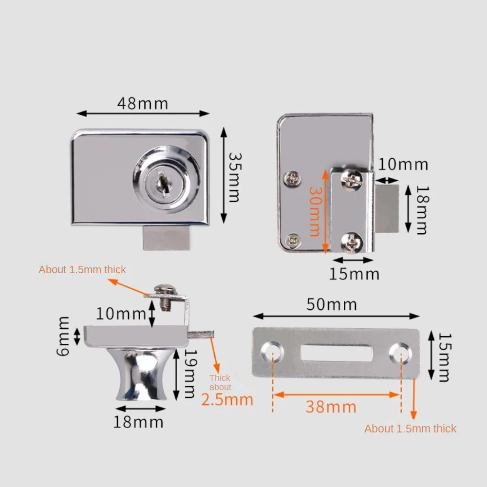 Metal Single Double Swinging G - Medicine Cabinet Lock 리뷰 및 가격