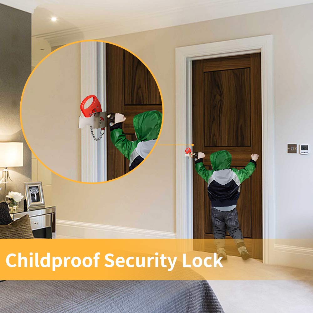 KAK Portable Door Lock Keyless - Security Chain Door 리뷰 및 가격