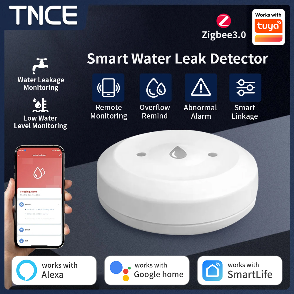 TNCE ZigBee3.0 Tuya Smart Wate - Water Alarm Sensor 리뷰 및 가격