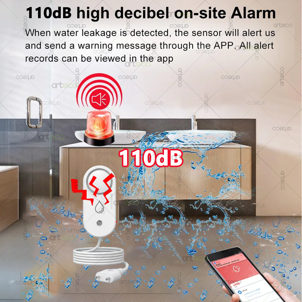 Zigbee Water Leakage Sensor Fl - Water Alarm Sensor 리뷰 및 가격