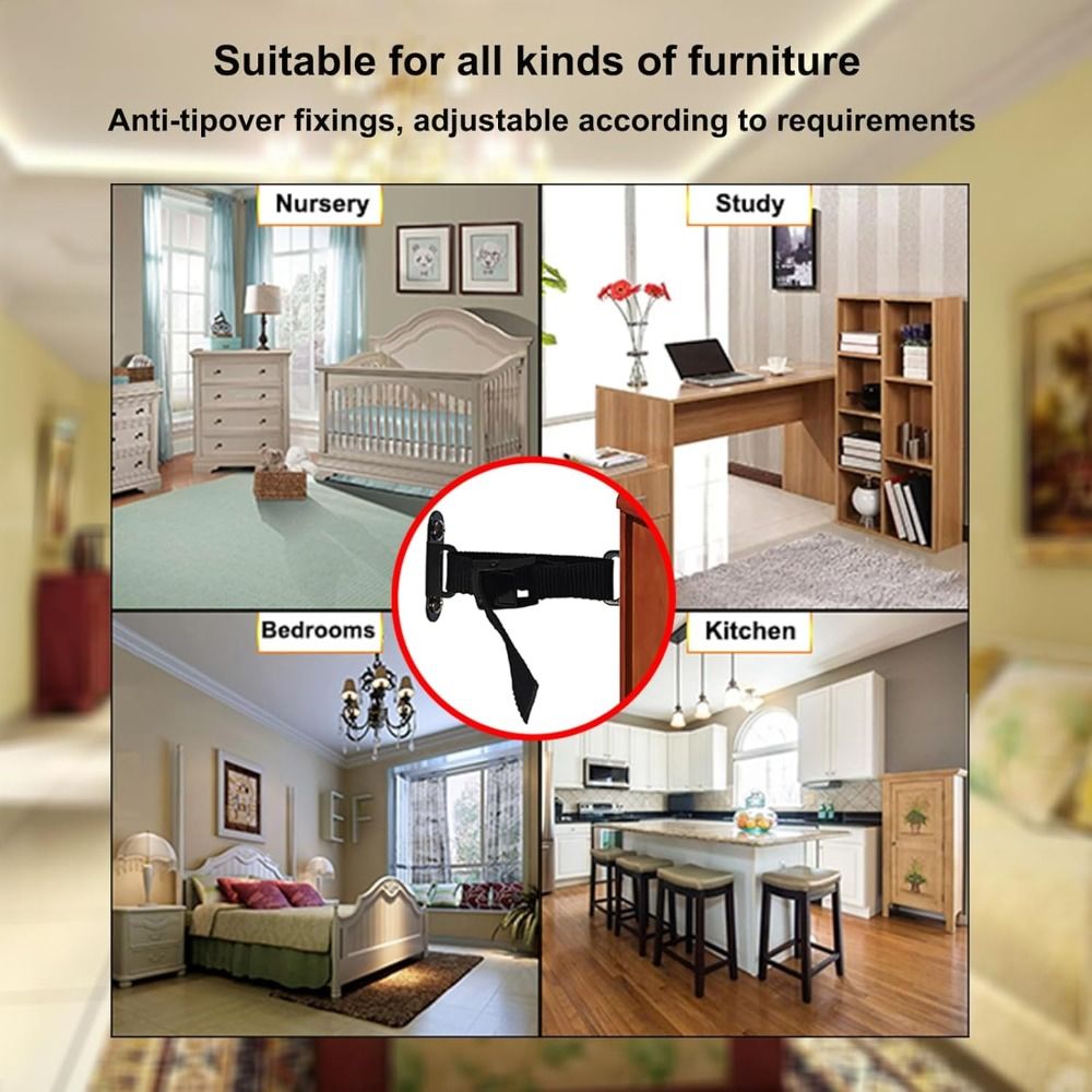 Earthquake Proof Furniture Anc - Earthquake Anchor Strap 리뷰 및 가격