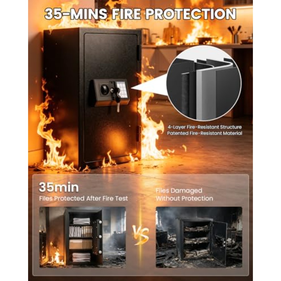 Home fireproof safe for docume - Fire Safe Document 리뷰 및 가격
