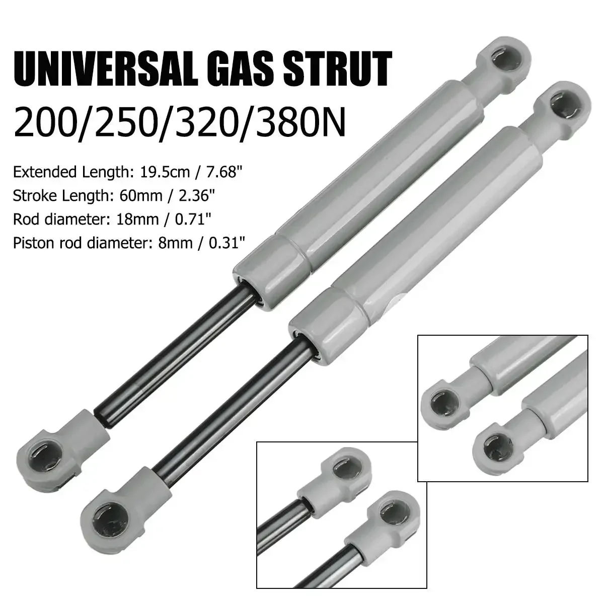 200-380N 195mm 8mm for RV Bed  - Window Lock Bar 리뷰 및 가격