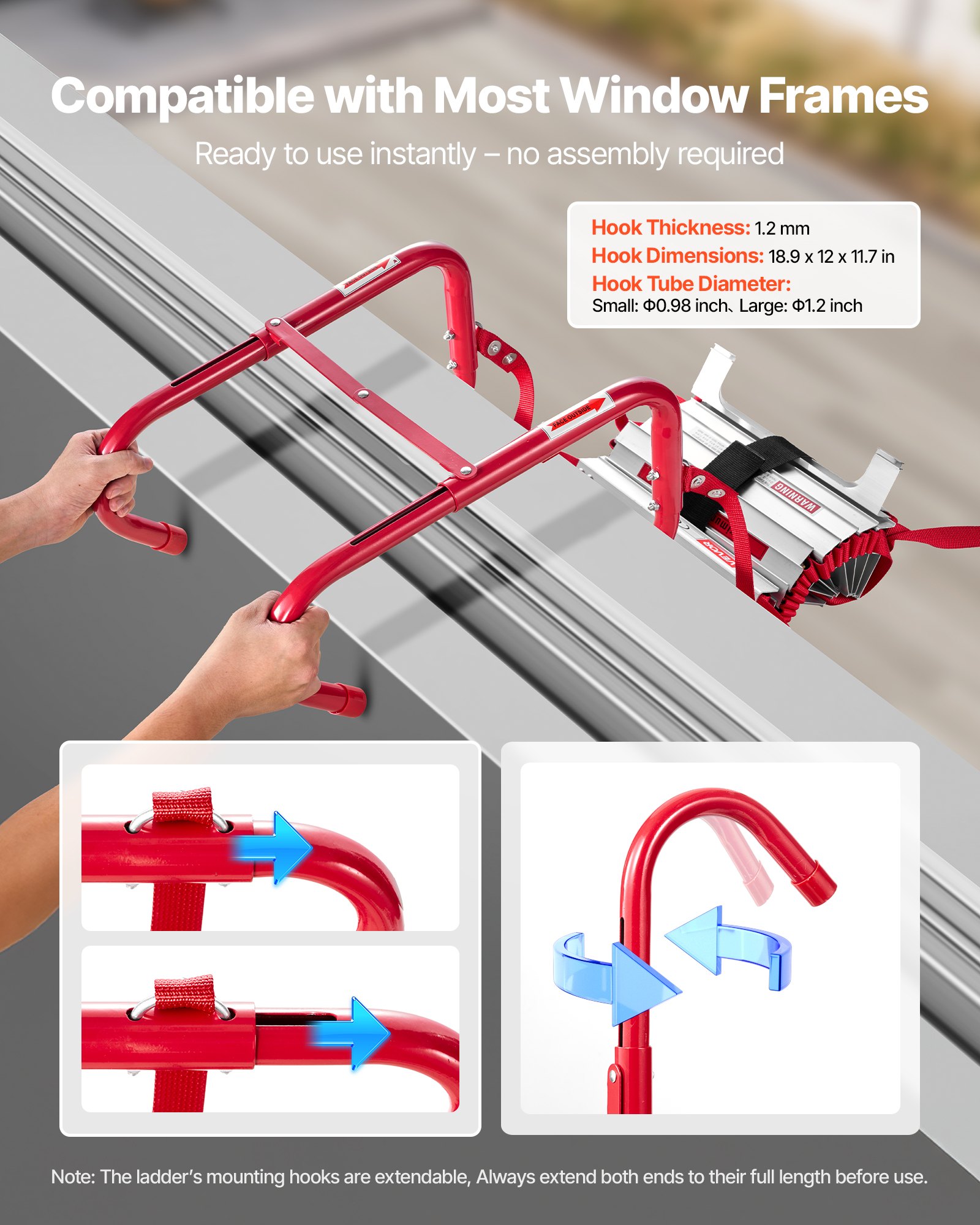 Fire Escape Ladder, 5-6 Story  - Fire Escape Ladder 리뷰 및 가격