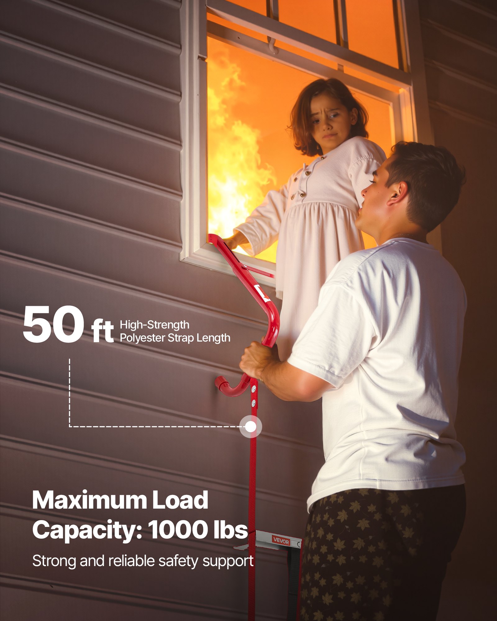 Fire Escape Ladder, 5-6 Story  - Fire Escape Ladder 리뷰 및 가격