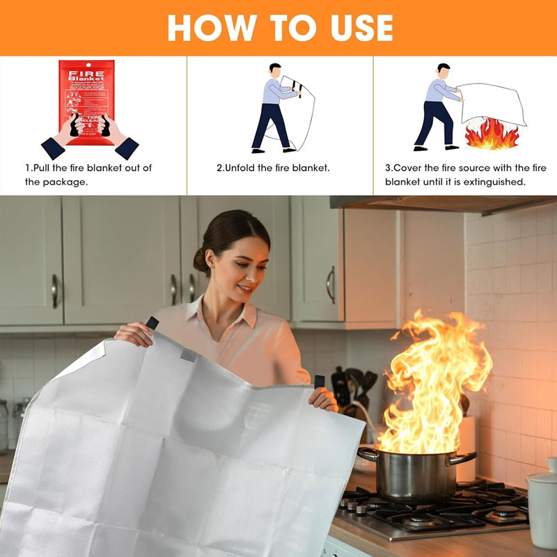Fire Blanket 1/1.5m Fire Blank - Fire Blanket Kitchen 리뷰 및 가격