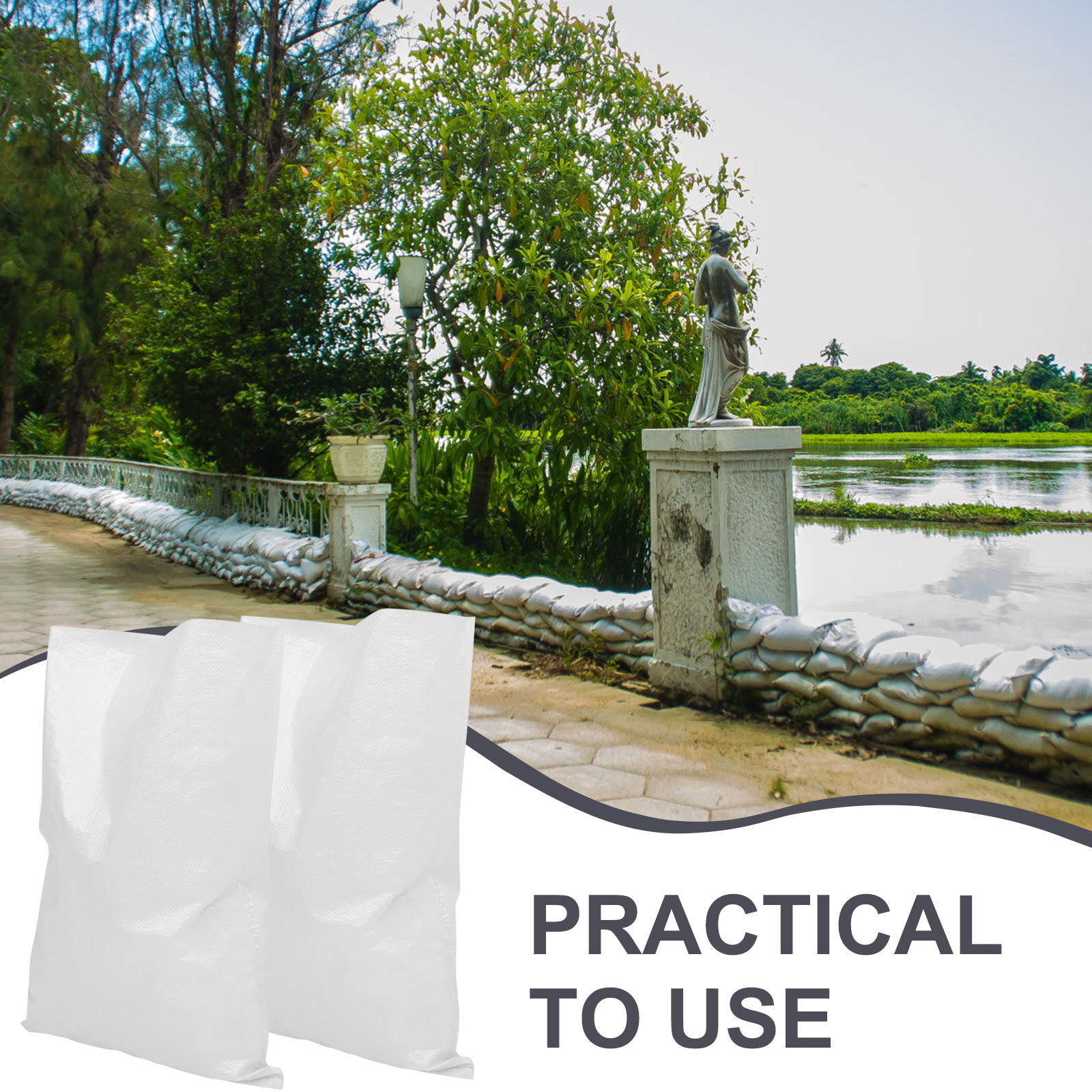 5Pcs Waterproof Woven Sandbags - Flood Barrier Bag 리뷰 및 가격