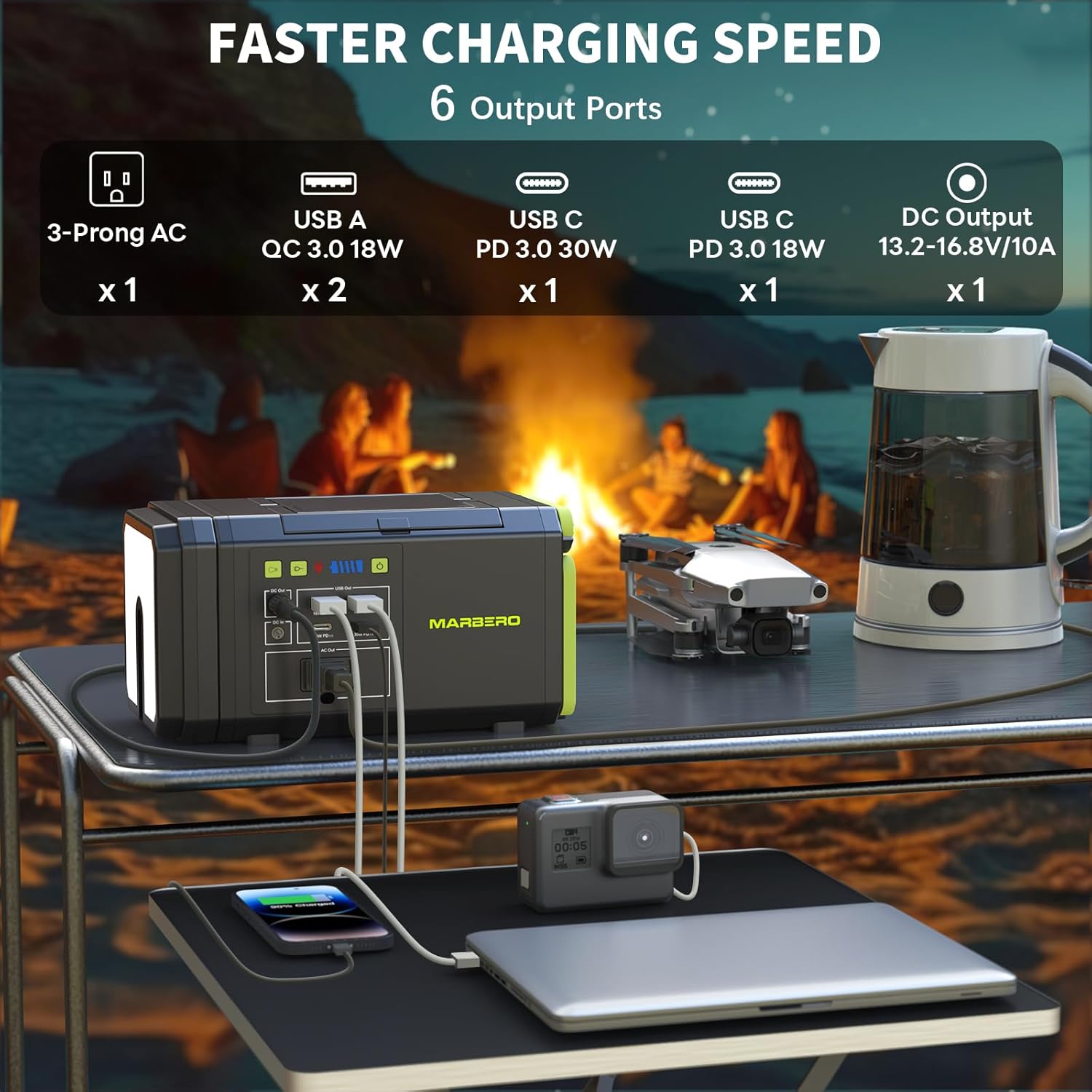 118Wh Portable Power Station w - Power Outage Light 리뷰 및 가격