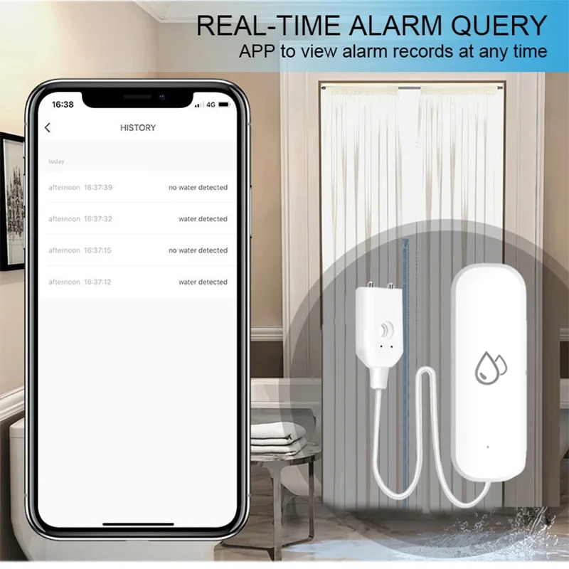 Smart Home Zigbee Water Leak D - Water Alarm Sensor 리뷰 및 가격