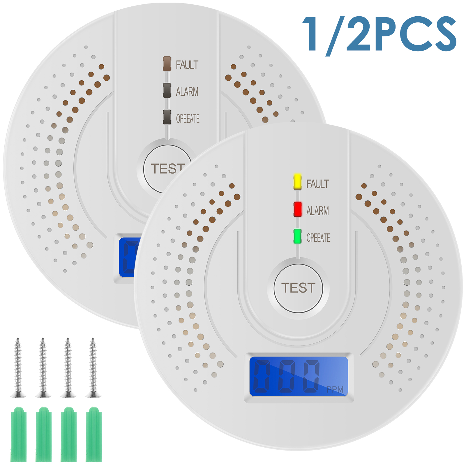 Independent CO Alarm Sensor Ca - Smoke Detector Interconnected 리뷰 및 가격